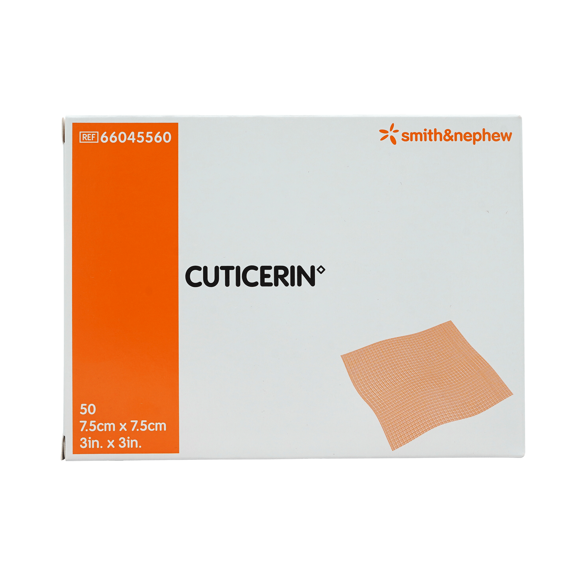 CUTICERIN 7,5 x 7,5 cm Gaze mit Salbenbeschichtung (50 Stk.)