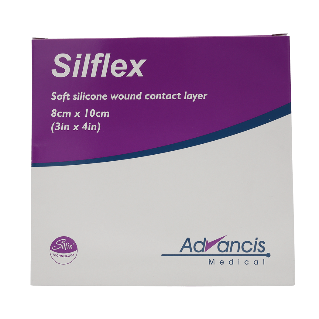 SILFLEX Silikon Wundkontaktauflage 8x10 cm 10