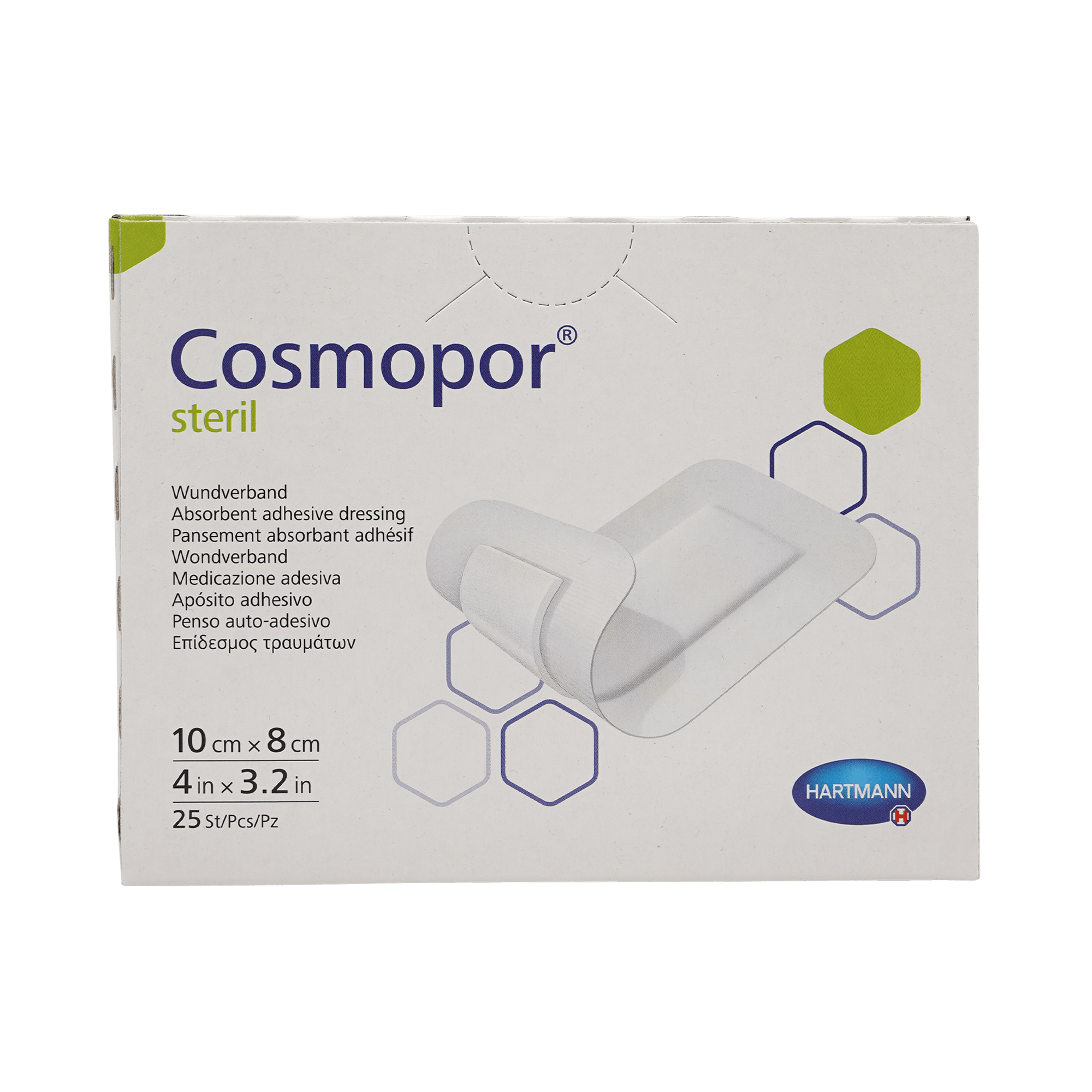 Cosmopor steril Wundverband 10cm x 8cm (25 Stk.)