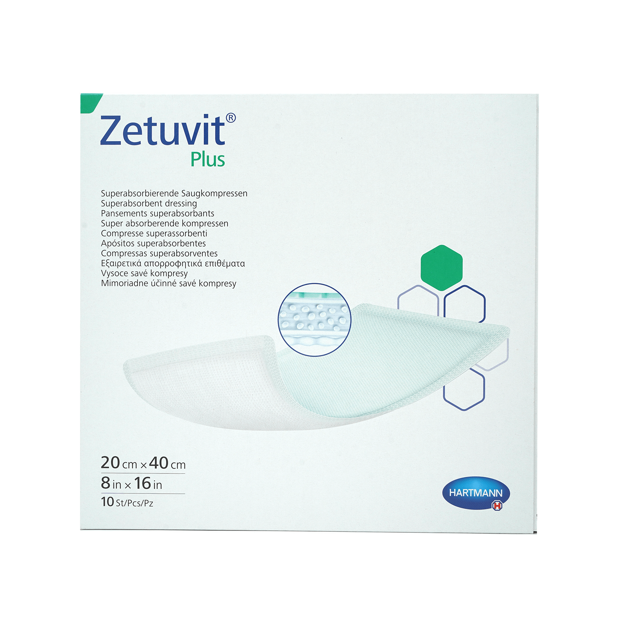 Zetuvit Plus steril 20 x 40 cm (10 Stk.)