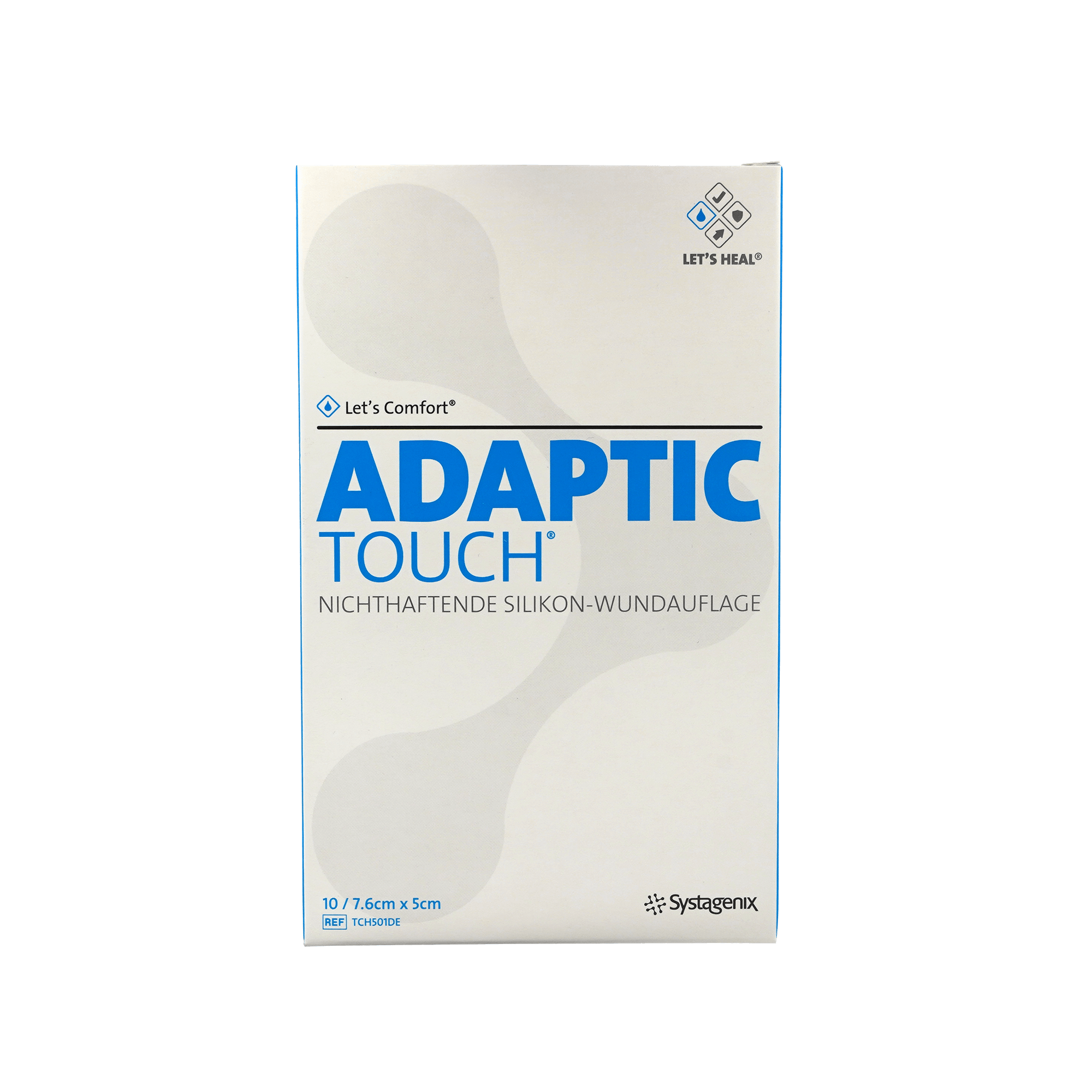 ADAPTIC TOUCH® 5 x 7,6 cm Nichthaftende Silikon-Wundauflage (10 Stk.)